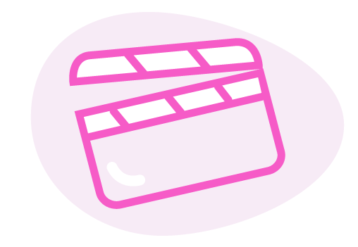 Graphic used to represent the filming process.