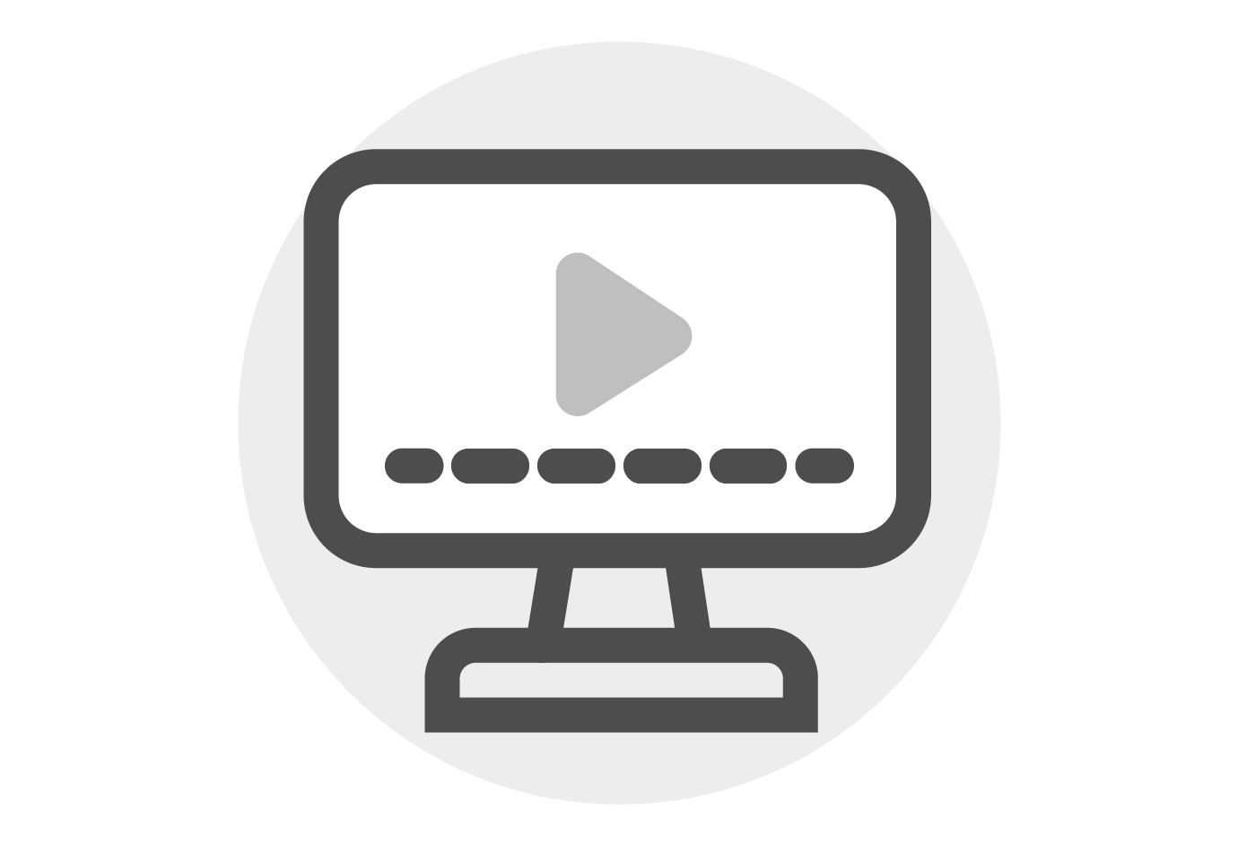 Graphic used to represent the post production process.
